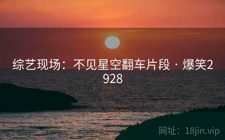 综艺现场：不见星空翻车片段 · 爆笑2928