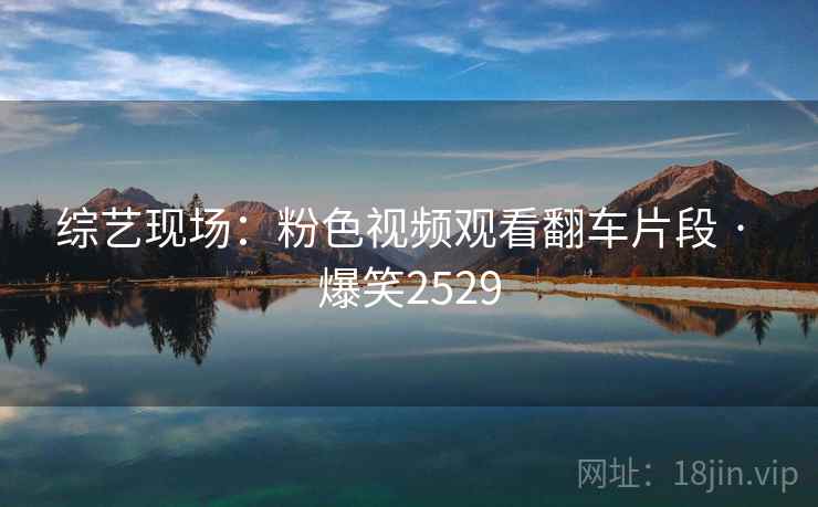 综艺现场：粉色视频观看翻车片段 · 爆笑2529