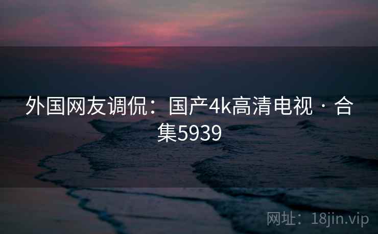 外国网友调侃：国产4k高清电视 · 合集5939